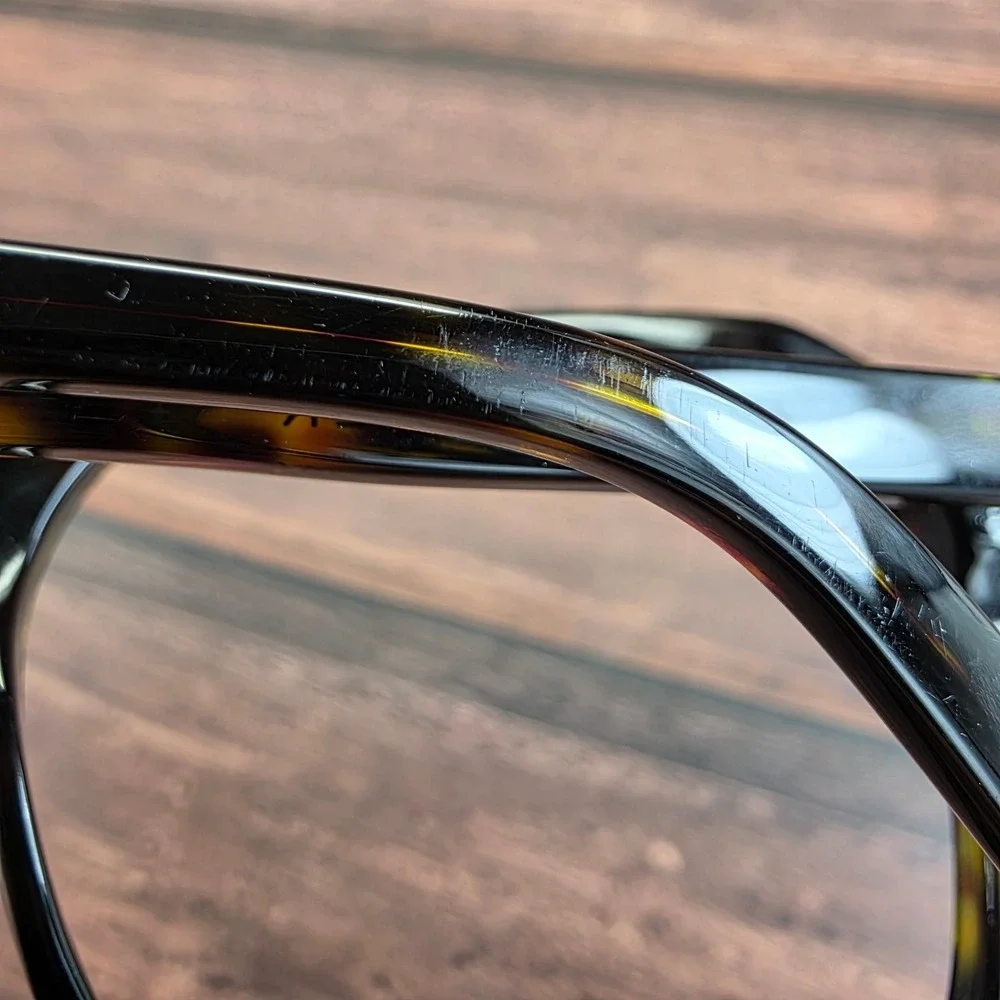 Warby Parker Nancy W 283 Tortoise Shell Geometric Oversized Eyeglasses 57-17-140